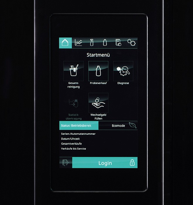 Technick Touch Screen für SiLine Outdoor Automat